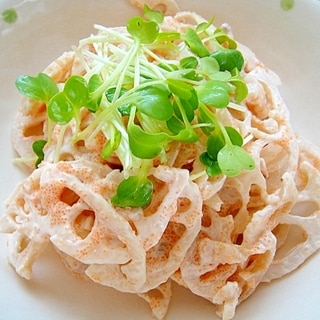 レンコンの明太サラダ